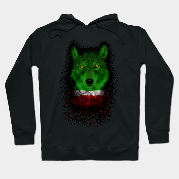 CHECHEN WOLF Hoodie by Abrek Art